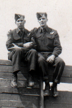 Alvin Eric Kideny and Walter Henry Powell at Valleyfield Quebec 